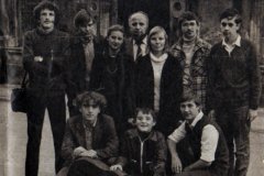 Zespół Muzyki Dawnej Camerata - Przemyśl 1980 m.in. szef zespołu Szczepan Gliniak, w środku - Bartek Gliniak