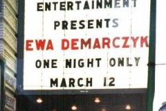 Ewa Demarczyk - USA tour 1994 NY